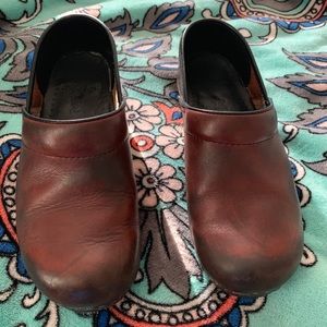 Dansko brown clogs size 37